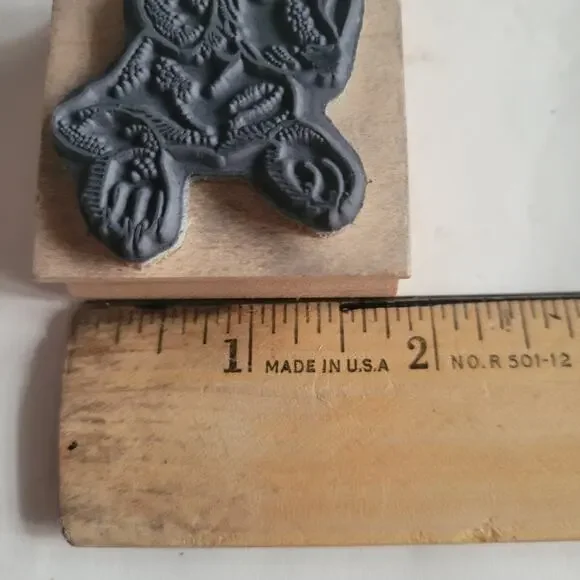 Vintage 2005 Rubber Stamp Dachshund Puppy Wiener Dog Realistic Mounted - Picture 5 of 5